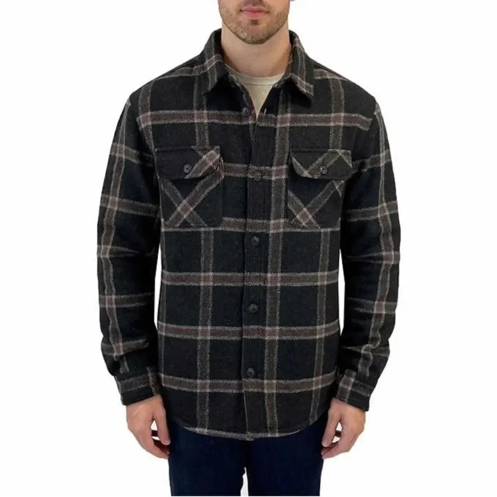 Jachs Men’s Wool Blend Shirt Jacket